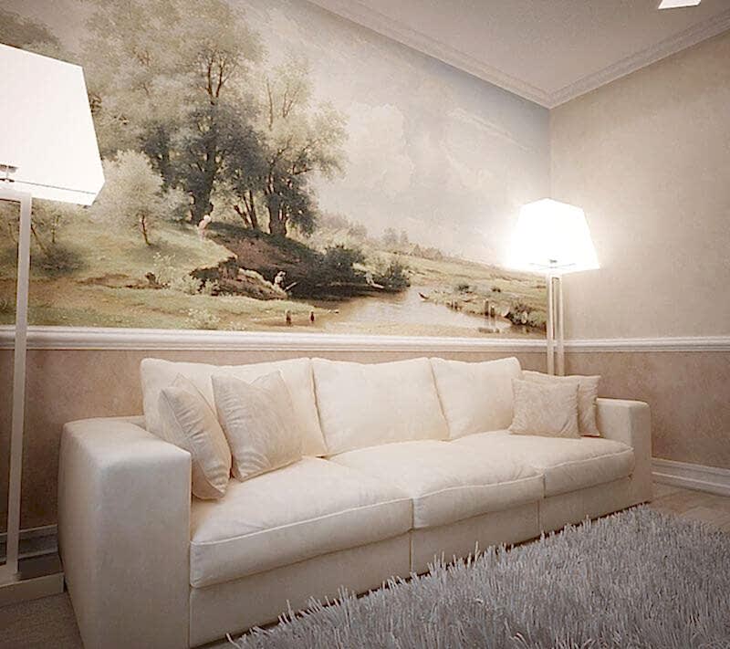 Чистовая отделка двухэтажного дома в Нагаево (151 м2) - дизайнер Альфия Сафина