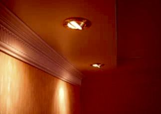 Установка светильников