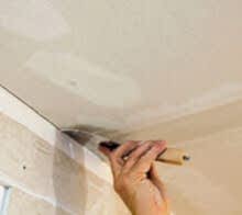 Шпатлевка потолка в Астане